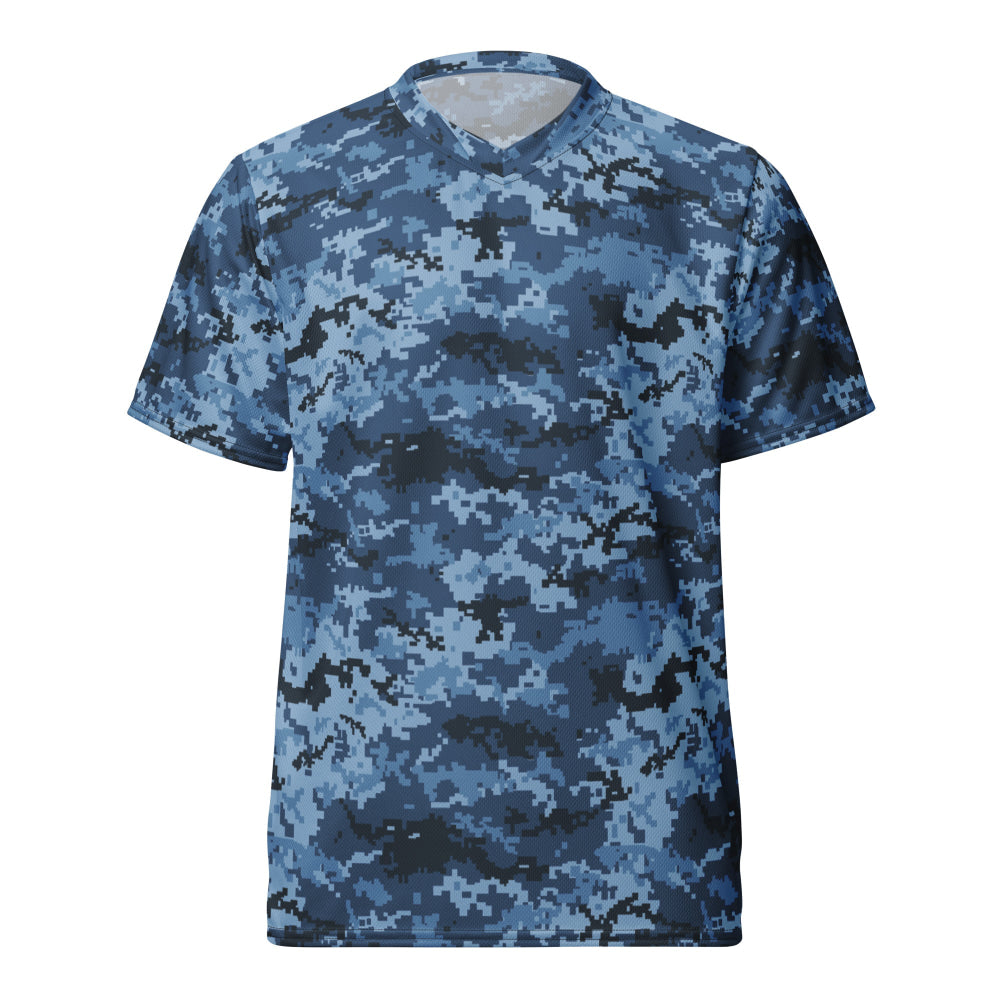 Ukrainian MM14 Navy CAMO unisex sports jersey - Unisex Sports Jersey