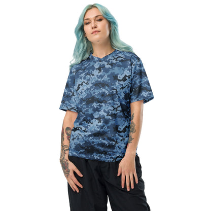 Ukrainian MM14 Navy CAMO unisex sports jersey - Unisex Sports Jersey