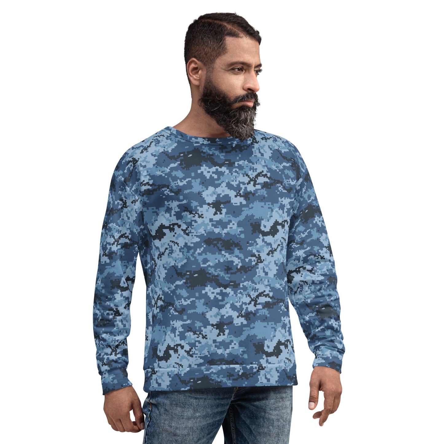 Ukrainian MM14 Navy CAMO Unisex Sweatshirt - Sweatshirts