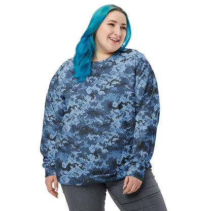 Ukrainian MM14 Navy CAMO Unisex Sweatshirt - Sweatshirts