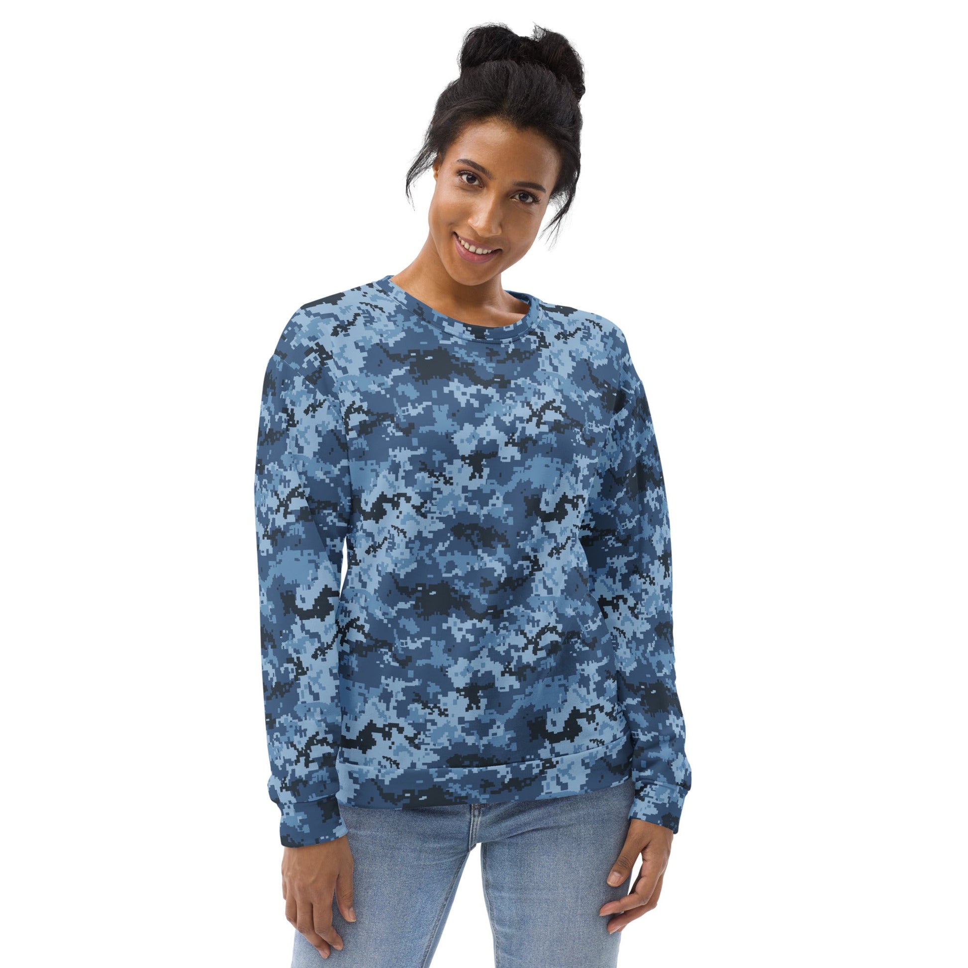 Ukrainian MM14 Navy CAMO Unisex Sweatshirt - Sweatshirts