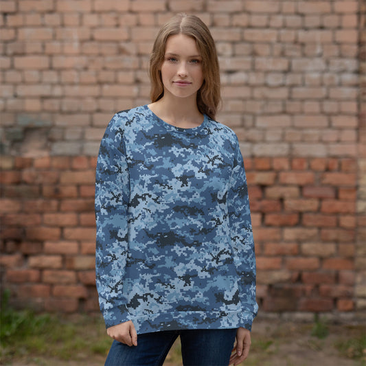 Ukrainian MM14 Navy CAMO Unisex Sweatshirt - Sweatshirts