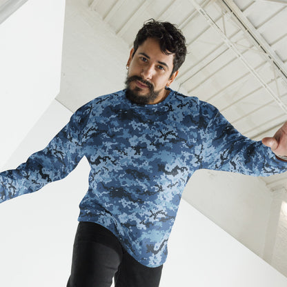 Ukrainian MM14 Navy CAMO Unisex Sweatshirt - Sweatshirts