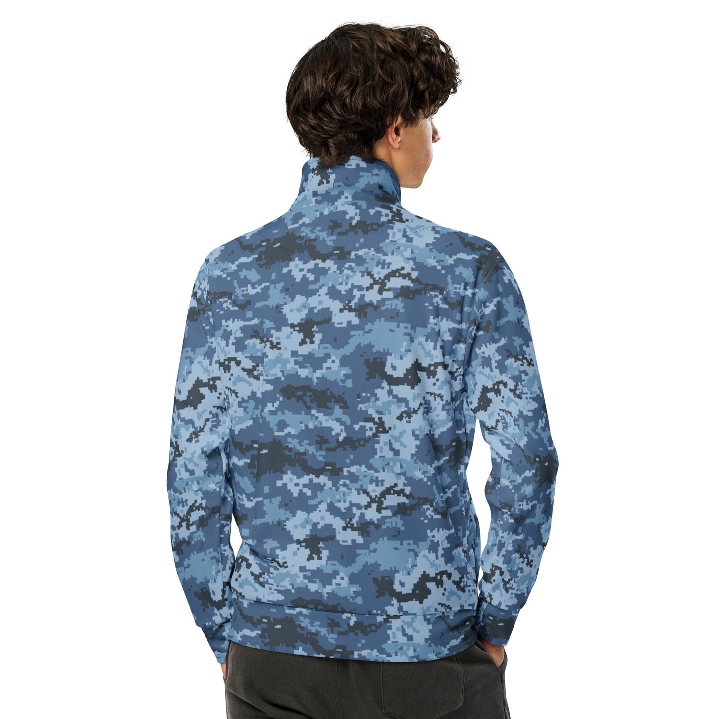 Ukrainian MM14 Navy CAMO Unisex track jacket - Track Jackets