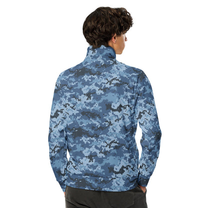 Ukrainian MM14 Navy CAMO Unisex track jacket - Track Jackets