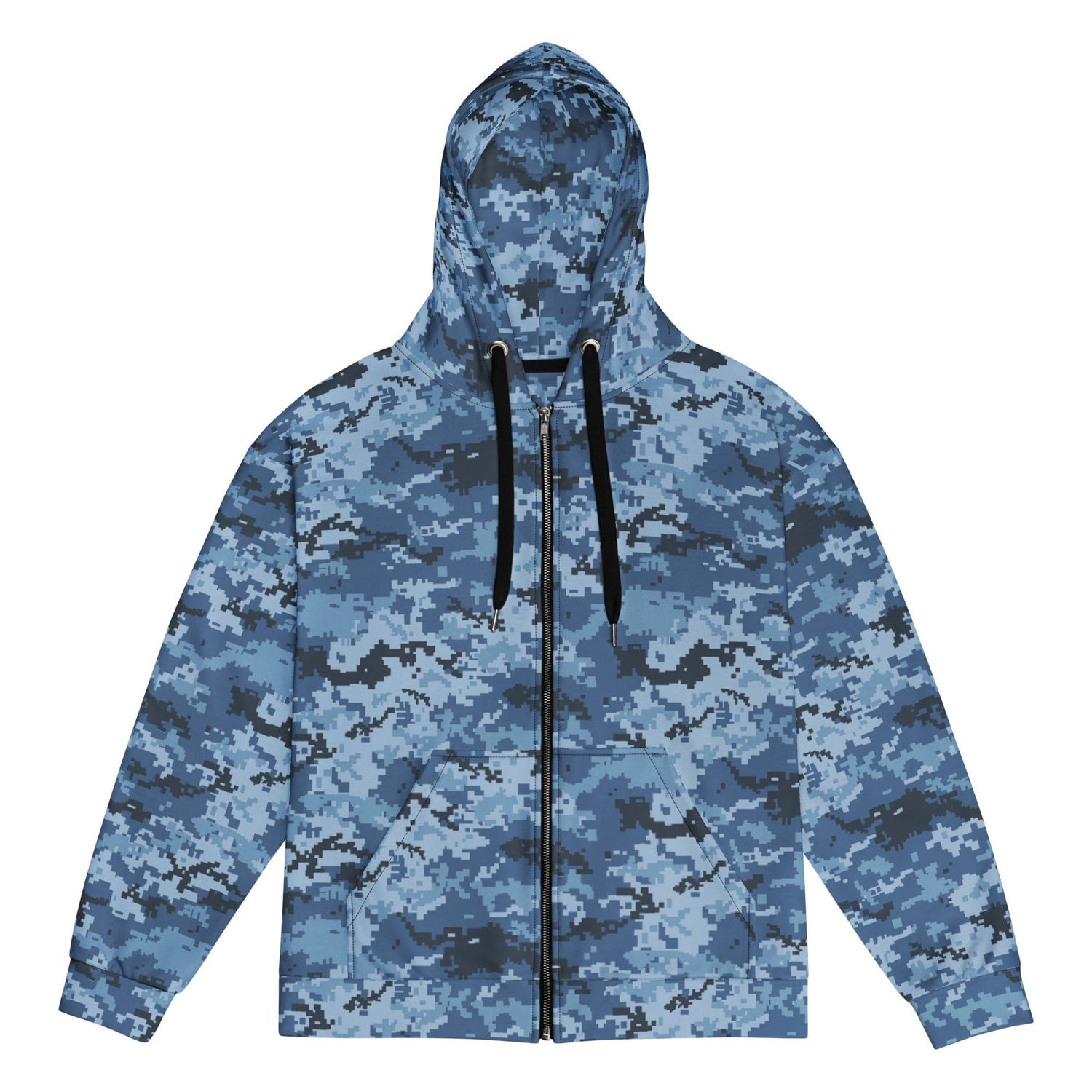 Ukrainian MM14 Navy CAMO Unisex zip hoodie - 2XS - Zip Hoodies