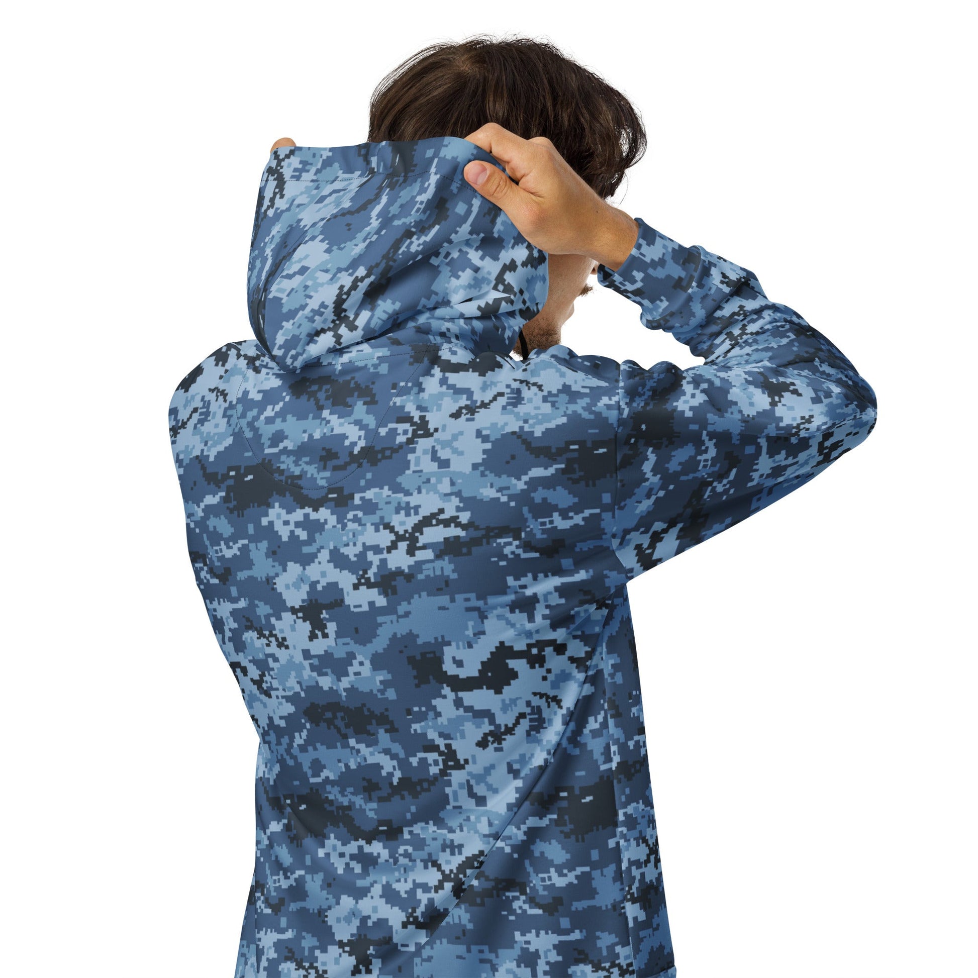 Ukrainian MM14 Navy CAMO Unisex zip hoodie - Zip Hoodies
