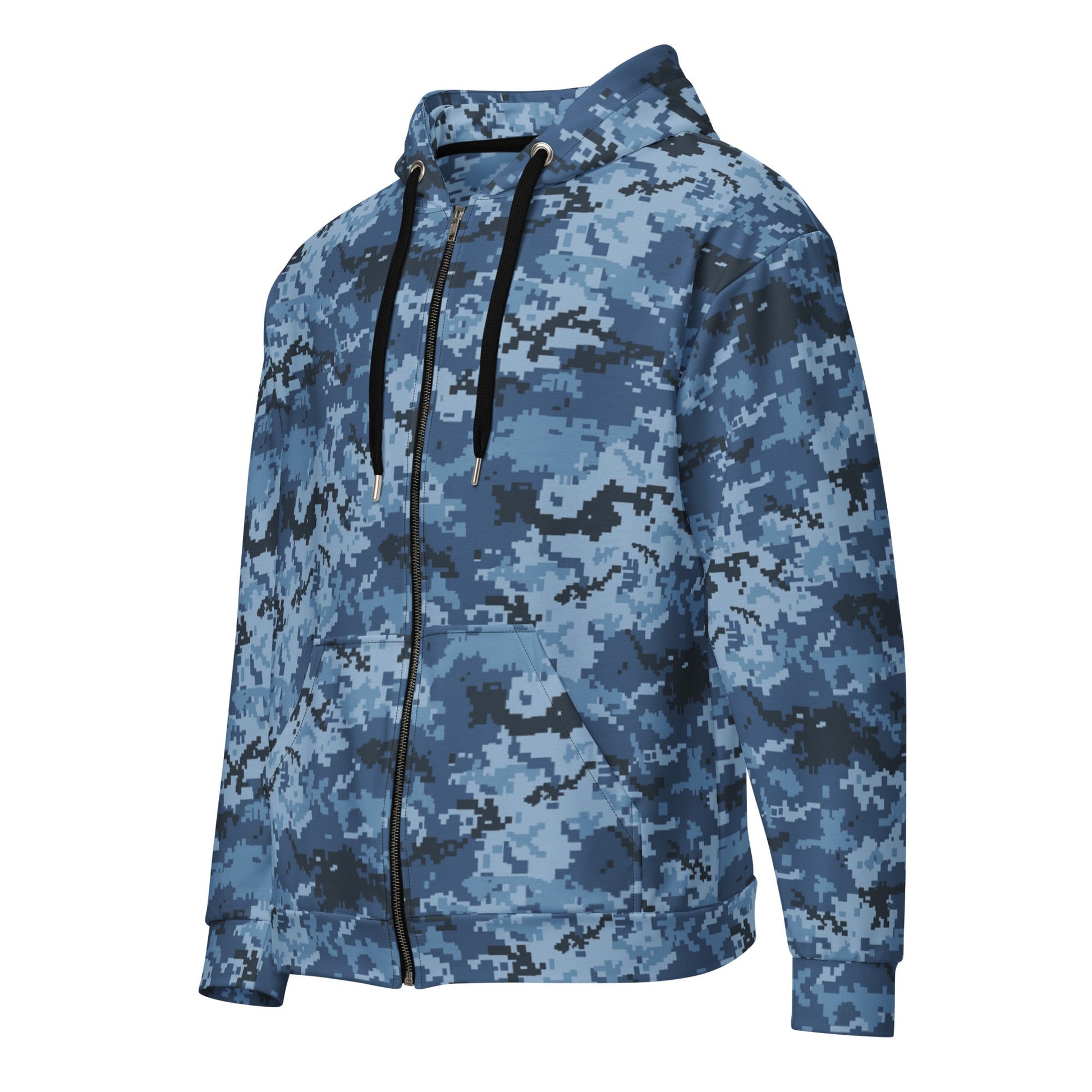 Ukrainian MM14 Navy CAMO Unisex zip hoodie - Zip Hoodies