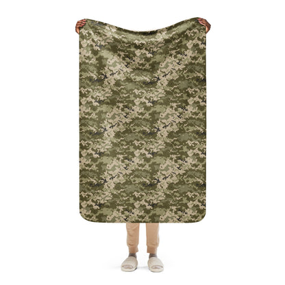 Ukrainian MM14 CAMO Sherpa blanket - 37″×57″ - Blankets