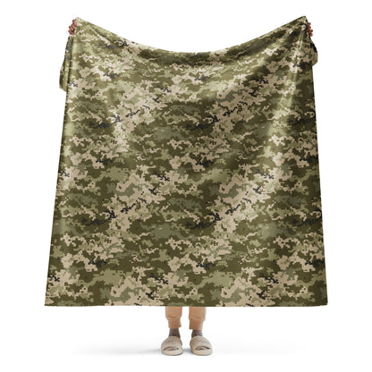 Ukrainian MM14 CAMO Sherpa blanket - 60″×80″ - Blankets