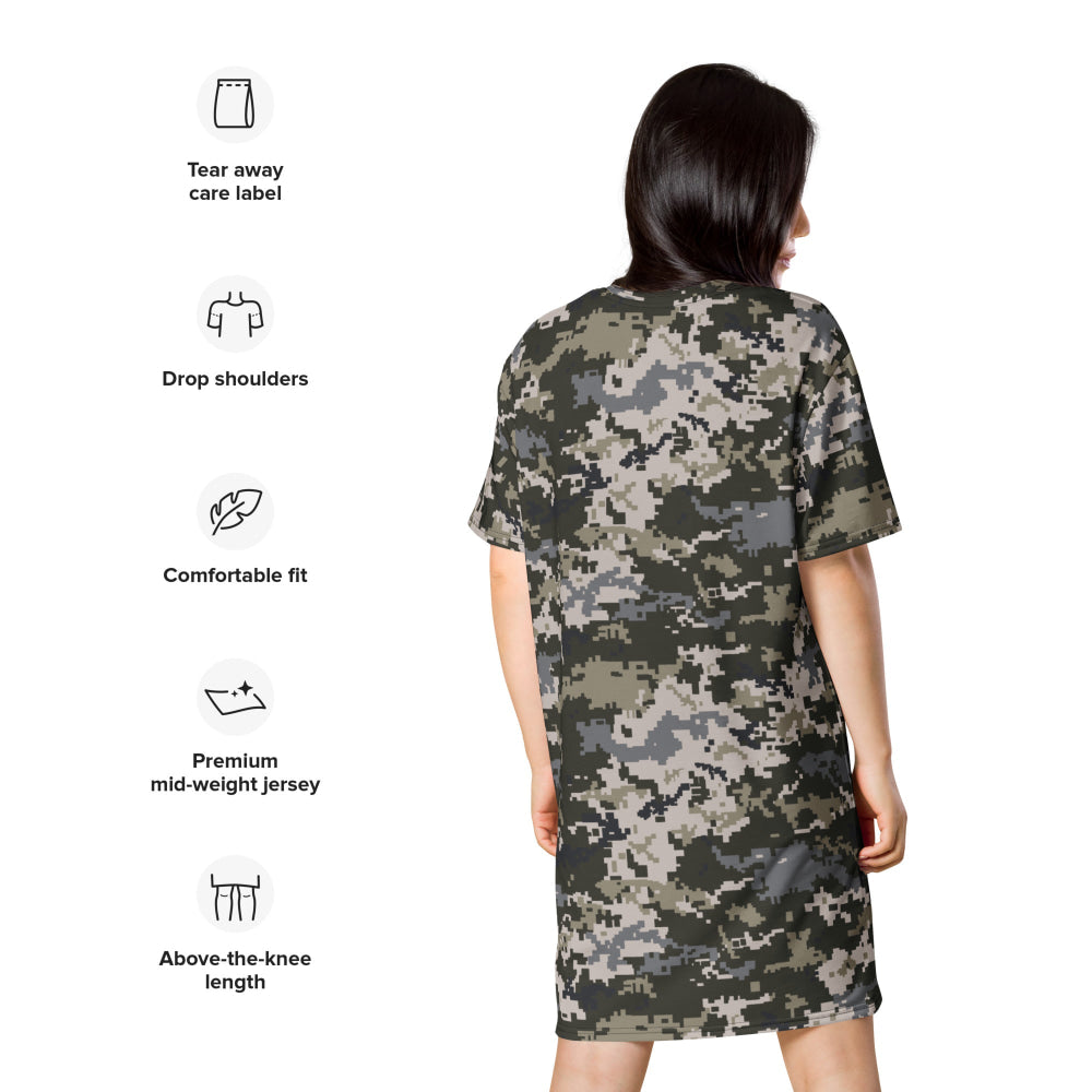 Ukrainian MM14 CAMO T-shirt dress - Womens T-Shirt Dress