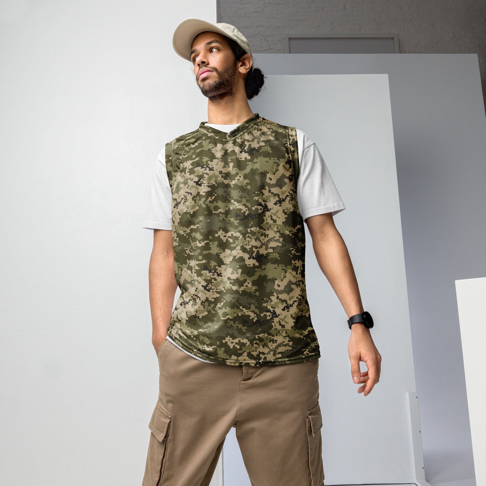 Ukrainian MM14 CAMO unisex basketball jersey 2XS Basketball Jerseys