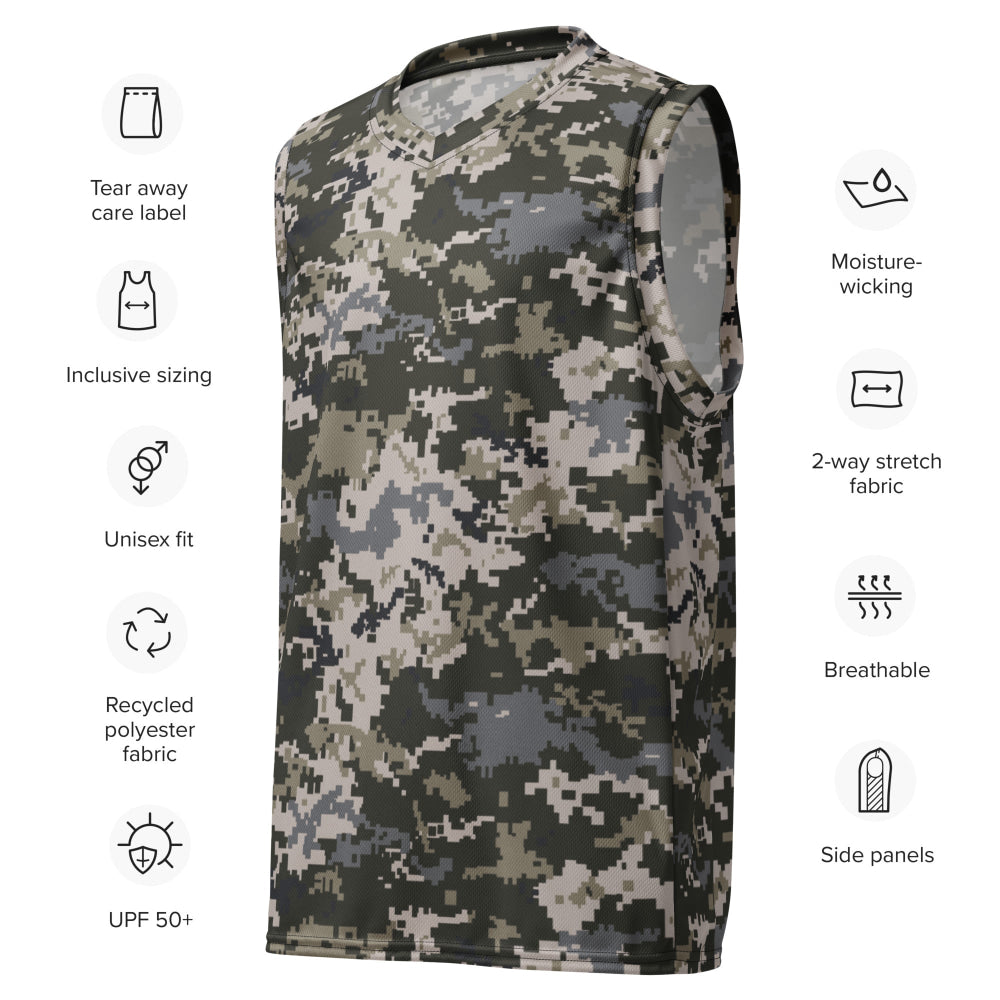 Ukrainian MM14 CAMO unisex basketball jersey - Unisex Basketball Jersey