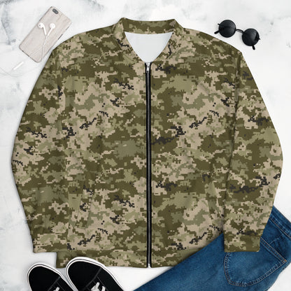 Ukrainian MM14 CAMO Unisex Bomber Jacket - XS - Jackets