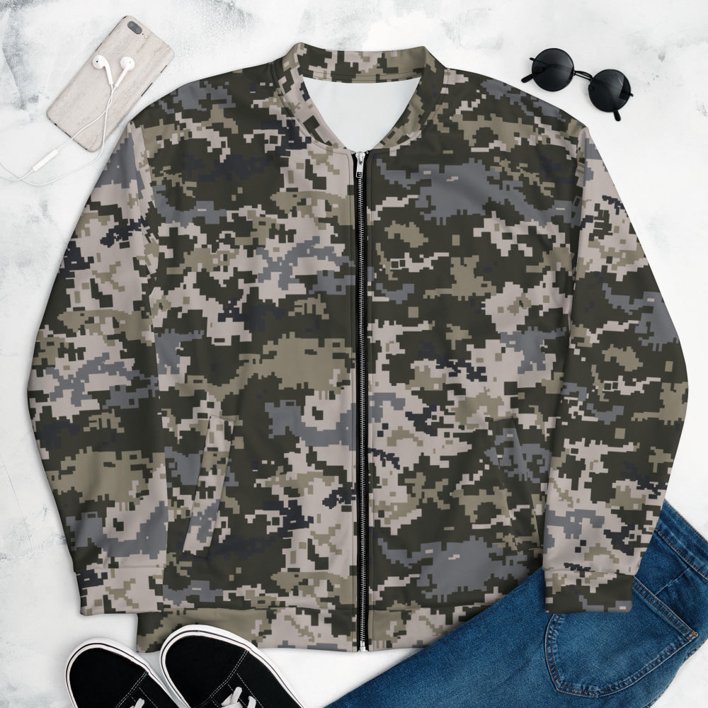 Ukrainian MM14 CAMO Unisex Bomber Jacket - XS