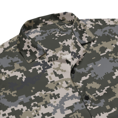 Ukrainian MM14 CAMO Unisex button shirt - Button Shirt