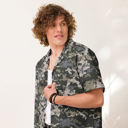 Ukrainian MM14 CAMO Unisex button shirt - Button Shirt