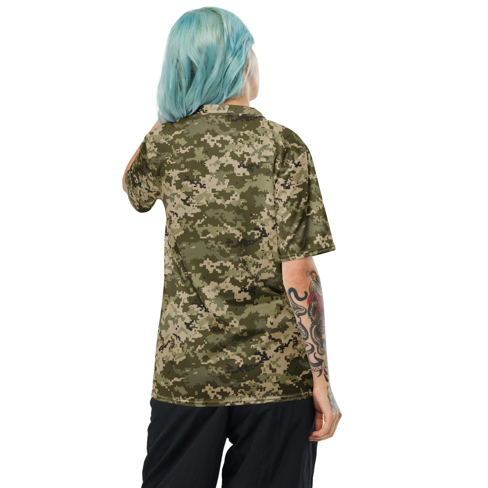 CAMO HQ - Ukrainian MM14 CAMO unisex sports jersey - Worldwide