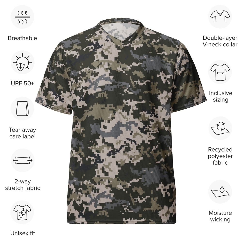 Ukrainian MM14 CAMO unisex sports jersey - Unisex Sports Jersey