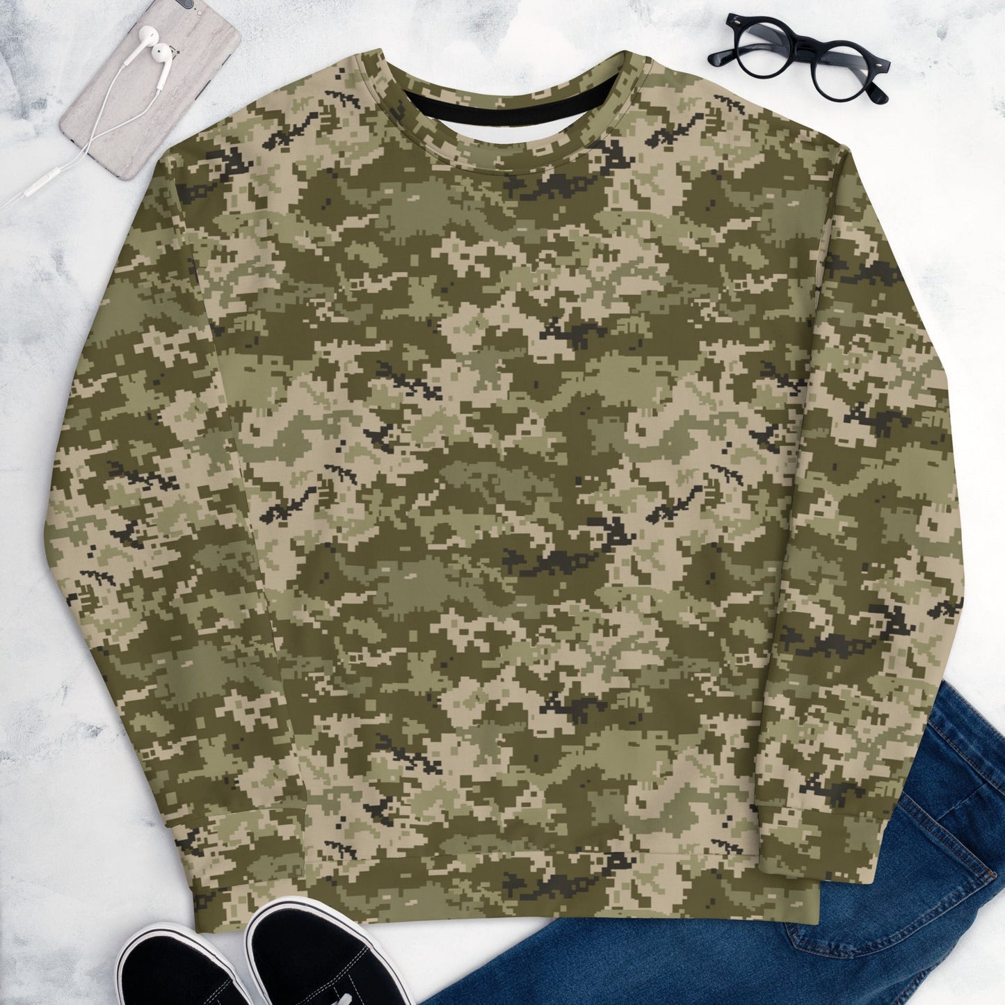 Ukrainian MM14 CAMO Unisex Sweatshirt - Sweatshirts