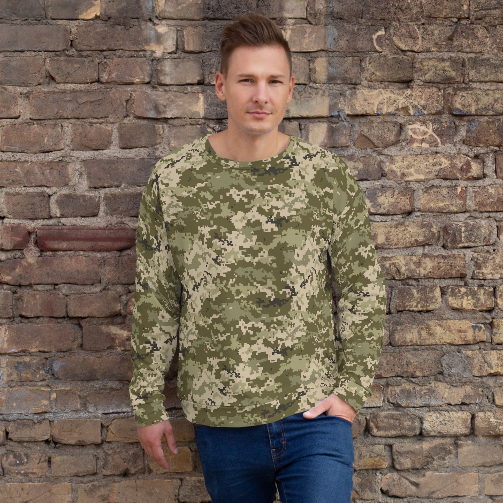Ukrainian MM14 CAMO Unisex Sweatshirt - XS - Sweatshirts