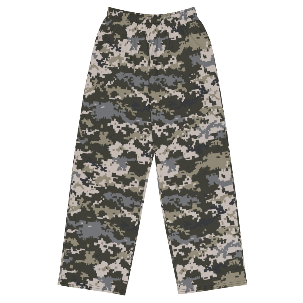 Ukrainian MM14 CAMO unisex wide-leg pants - 2XS - Unisex Wide-Leg Pants