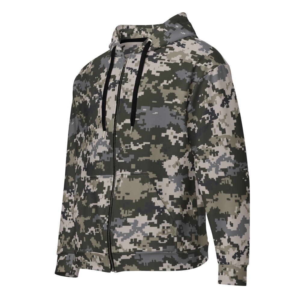 Ukrainian MM14 CAMO Unisex zip hoodie - 2XS - Zip Hoodie