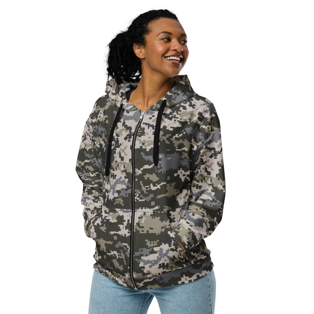 Ukrainian MM14 CAMO Unisex zip hoodie - Zip Hoodie