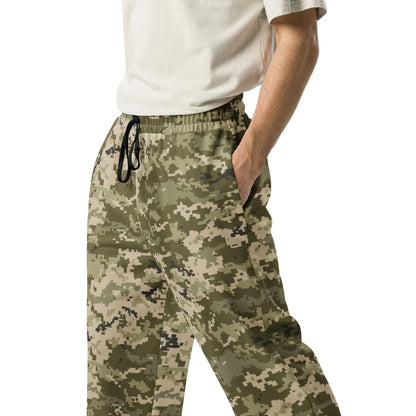 Ukrainian MM14 CAMO Wide-leg joggers - Joggers