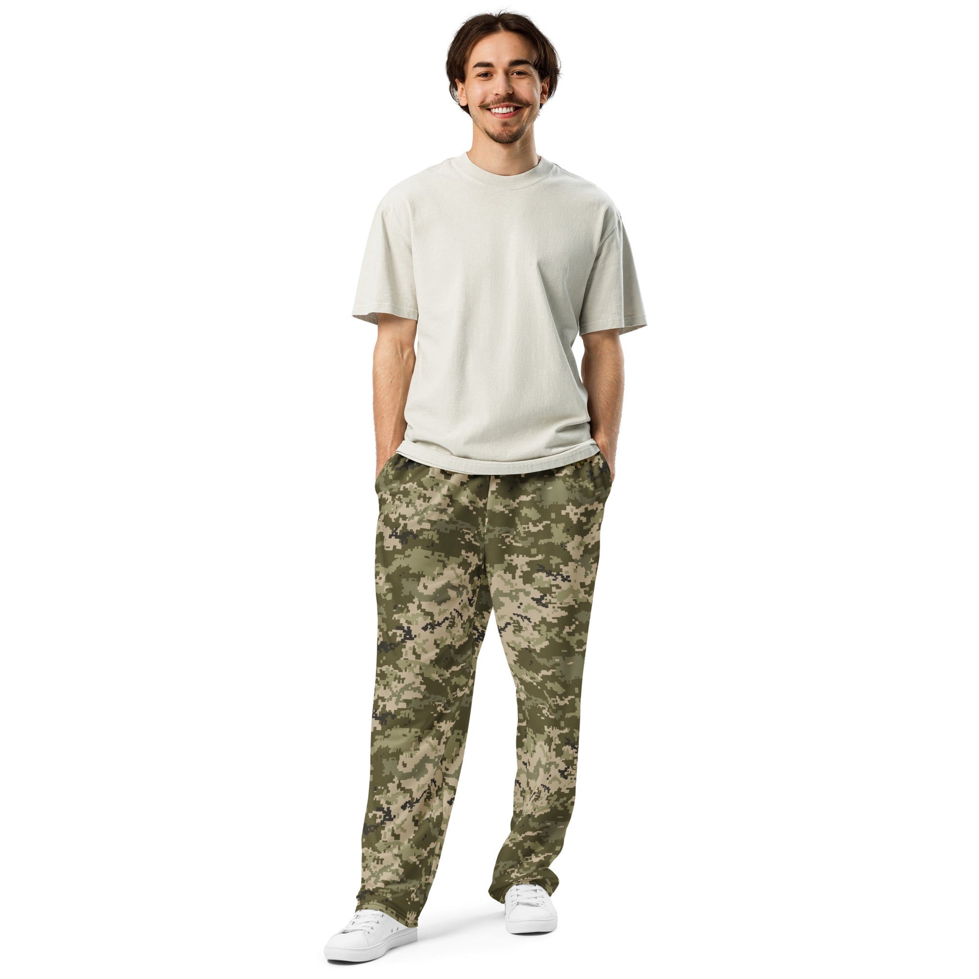 Ukrainian MM14 CAMO Wide-leg joggers - Joggers