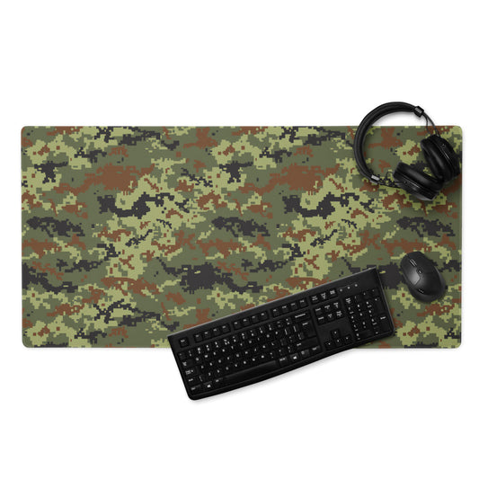 Ukrainian MM14 Woodland CAMO Gaming mouse pad - 36″×18″ - Mouse Pad