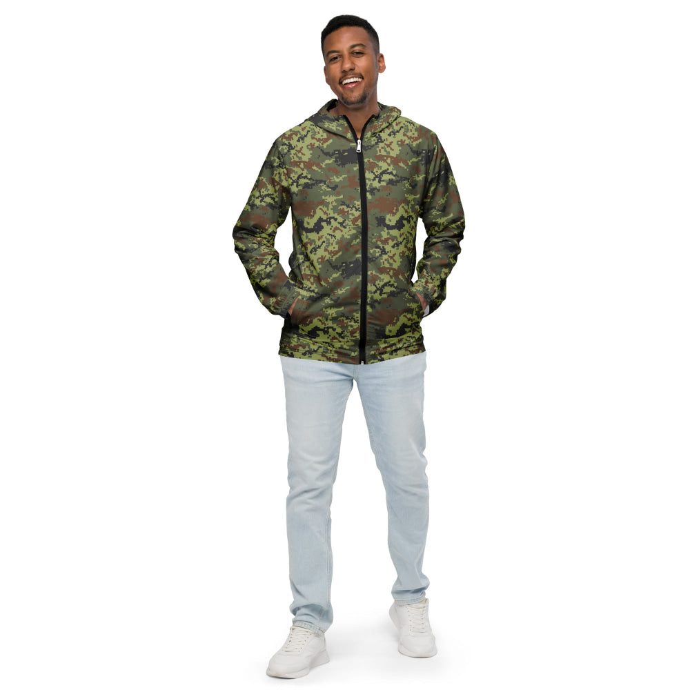 Ukrainian MM14 Woodland CAMO Men’s windbreaker - Mens Windbreaker