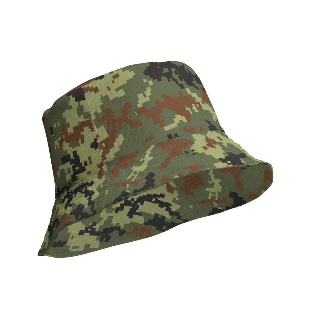 Ukrainian MM14 Woodland CAMO Reversible bucket hat - Bucket Hat