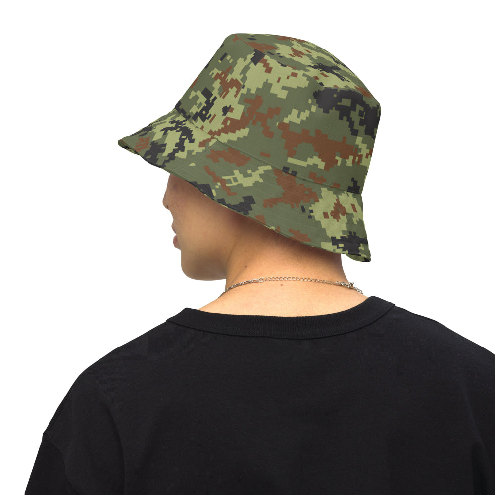 Ukrainian MM14 Woodland CAMO Reversible bucket hat - Bucket Hat