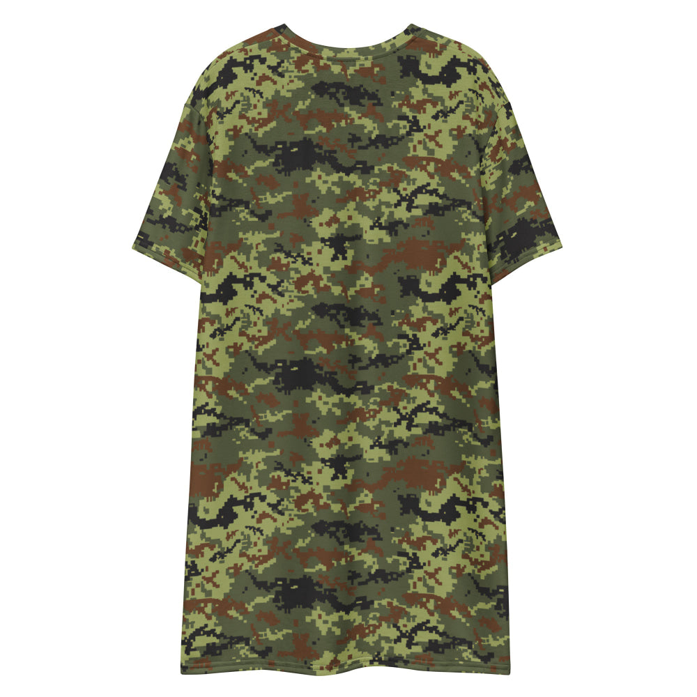 Ukrainian MM14 Woodland CAMO T-shirt dress - Womens T-Shirt Dress