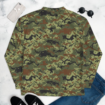 Ukrainian MM14 Woodland CAMO Unisex Bomber Jacket