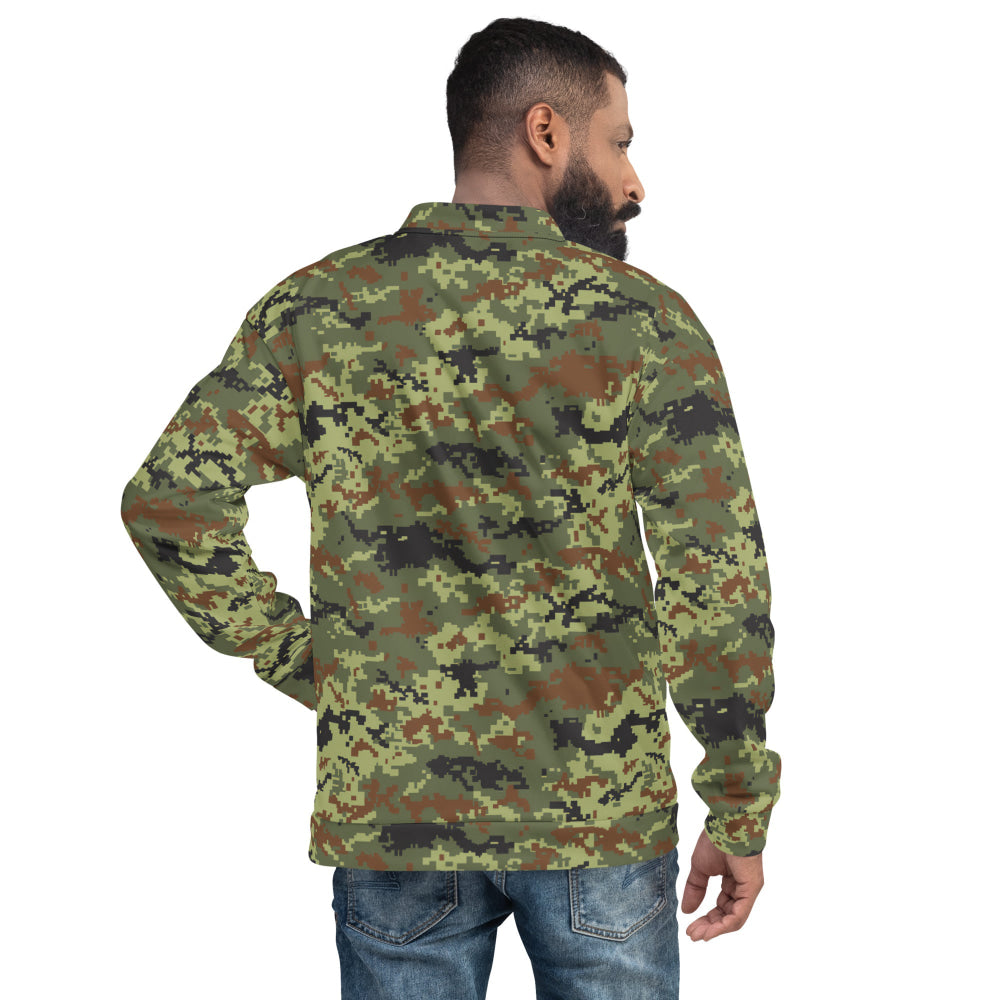 Ukrainian MM14 Woodland CAMO Unisex Bomber Jacket