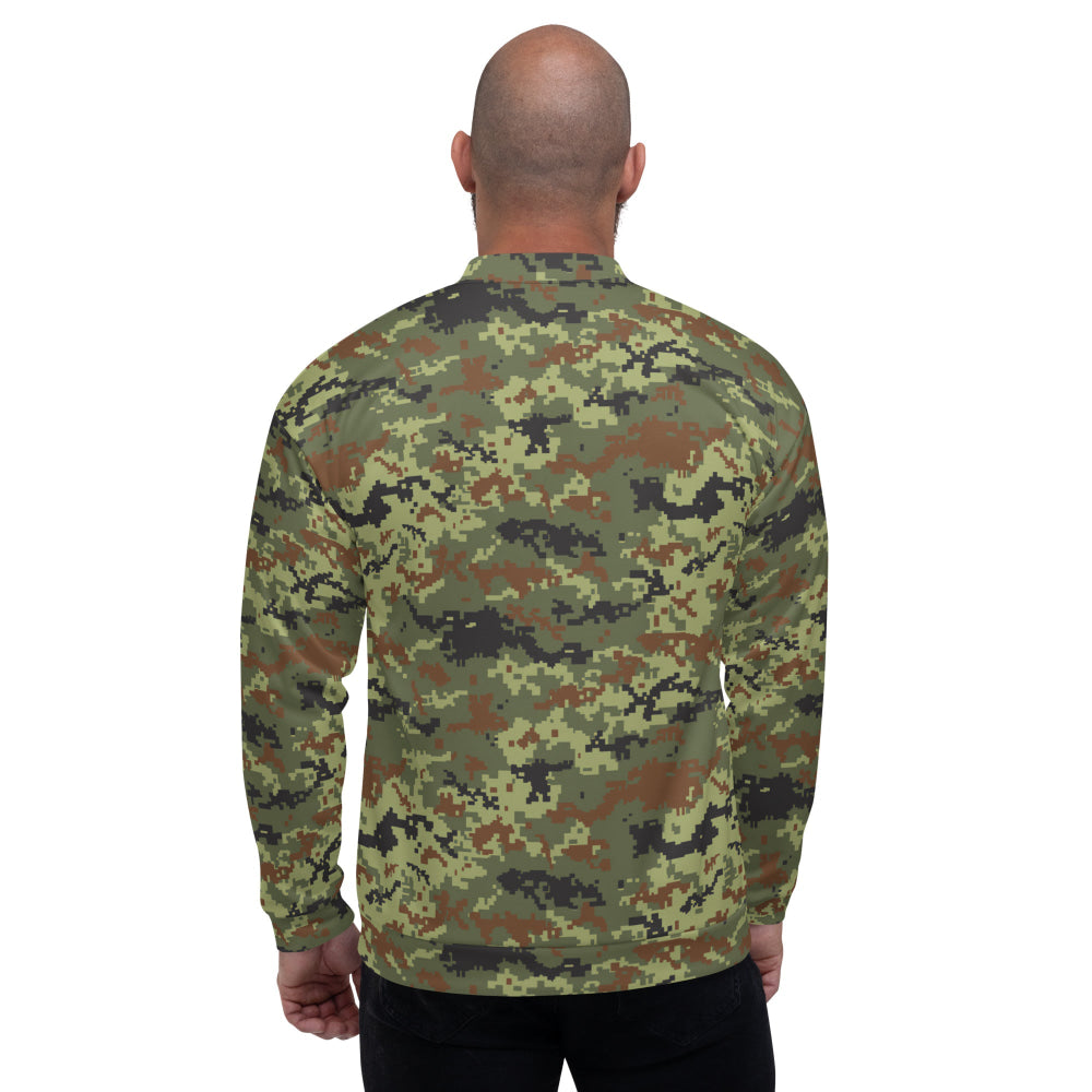 Ukrainian MM14 Woodland CAMO Unisex Bomber Jacket