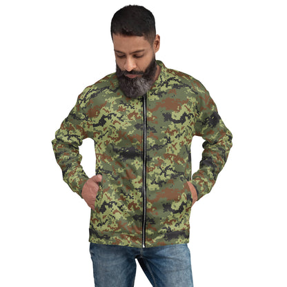 Ukrainian MM14 Woodland CAMO Unisex Bomber Jacket