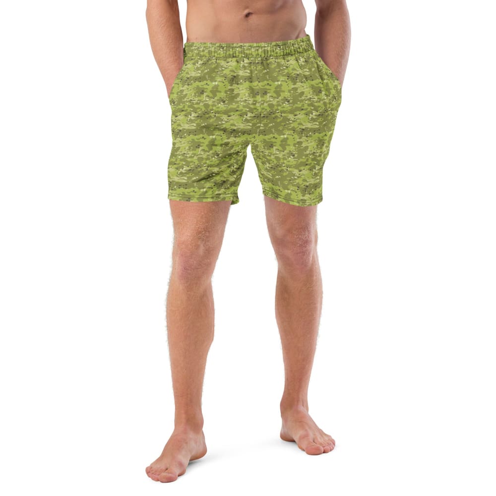 Ukrainian Naval Special Operations Zhaba Polyova CAMO Swim Trunks - 2XS