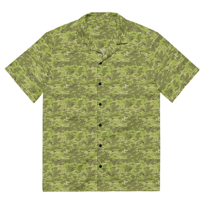 Ukrainian Naval Special Operations Zhaba Polyova CAMO Unisex button shirt - 2XS - Button Shirt