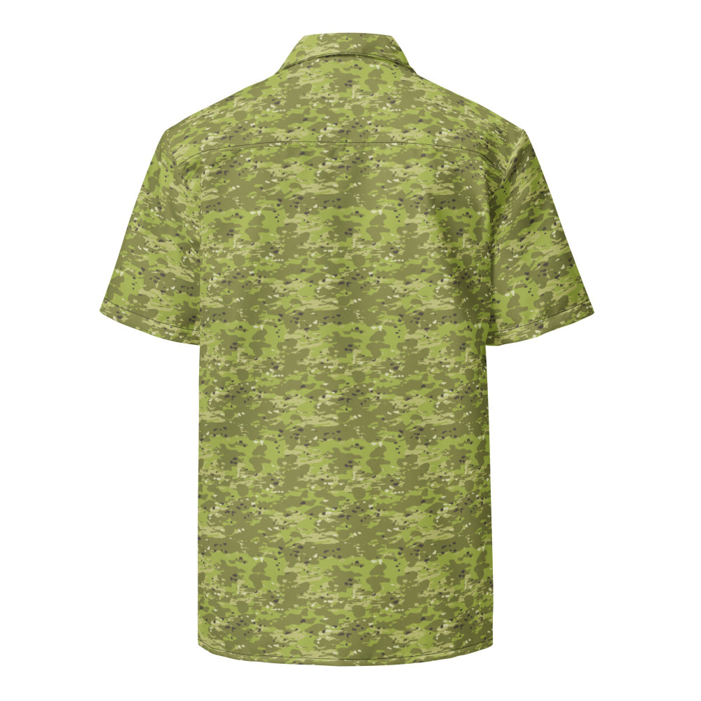 Ukrainian Naval Special Operations Zhaba Polyova CAMO Unisex button shirt - Button Shirt