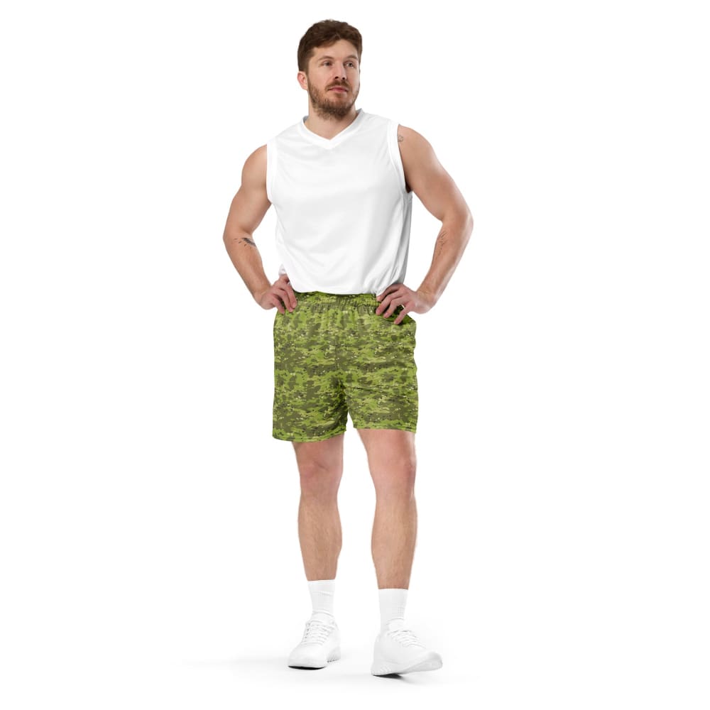 Ukrainian Naval Special Operations Zhaba Polyova CAMO Unisex mesh shorts