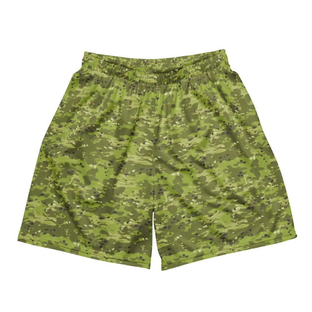 Ukrainian Naval Special Operations Zhaba Polyova CAMO Unisex mesh shorts - 2XS