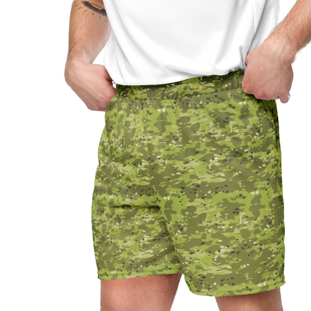 Ukrainian Naval Special Operations Zhaba Polyova CAMO Unisex mesh shorts