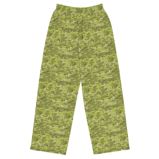 Ukrainian Naval Special Operations Zhaba Polyova CAMO unisex wide-leg pants - 2XS