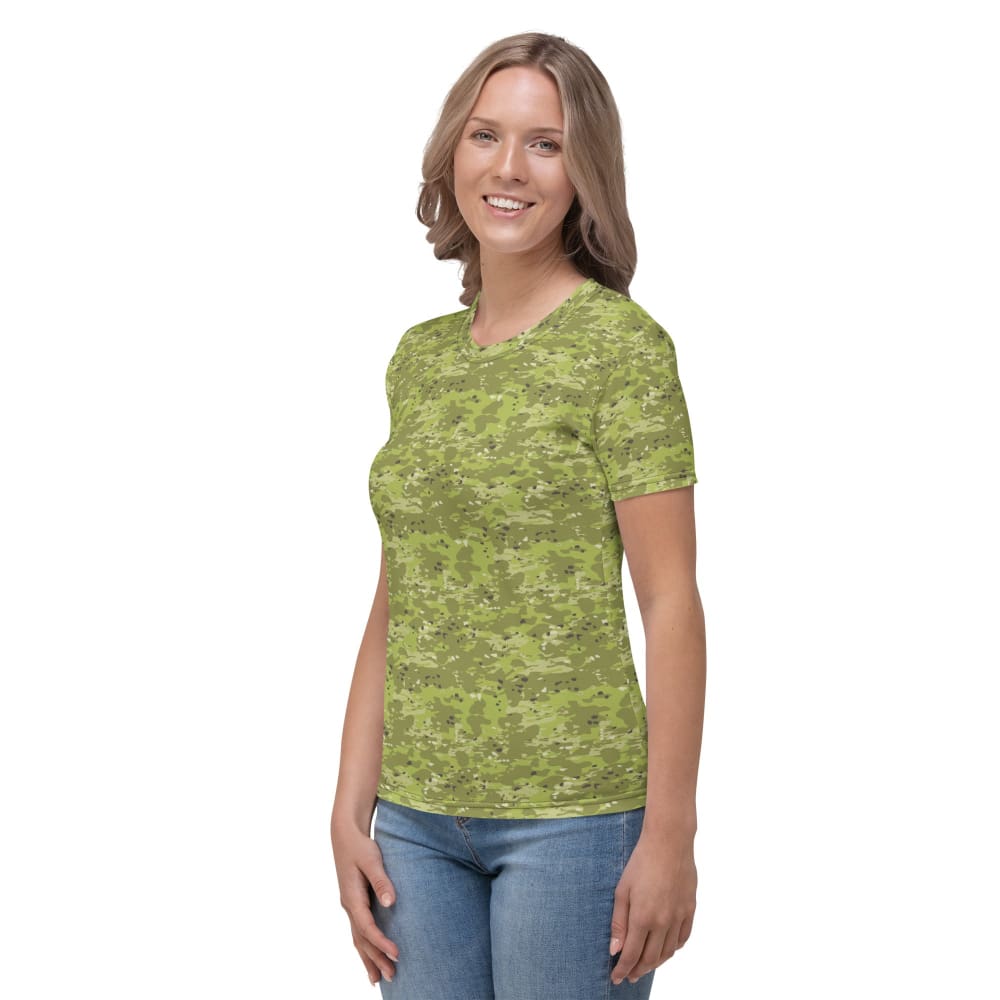 Ukrainian Naval Special Operations Zhaba Polyova CAMO Women’s T-shirt