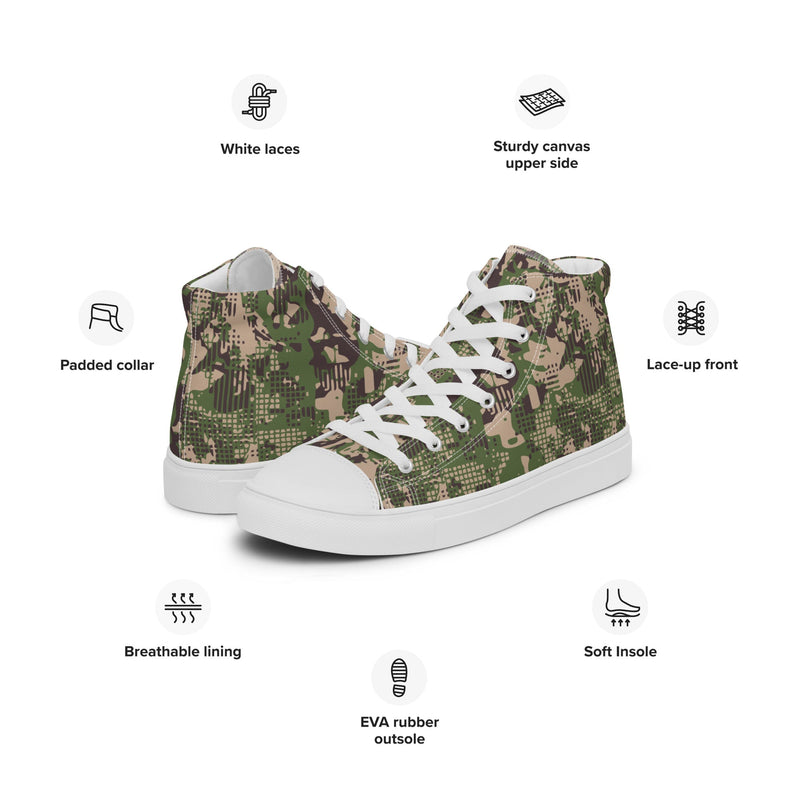 Digital Predator Ukrainian CAMO Mens High-Top Canvas Shoes