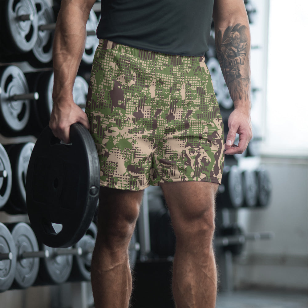 Ukrainian Predator CAMO Unisex Athletic Long Shorts - XS