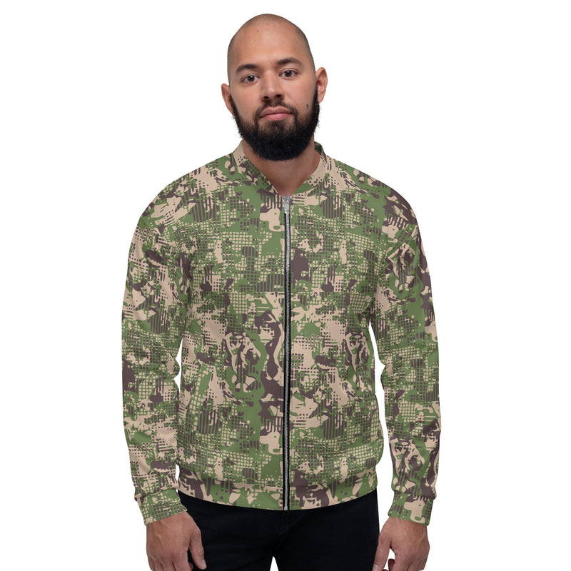 Digital Predator Ukrainian CAMO Unisex Bomber Jacket